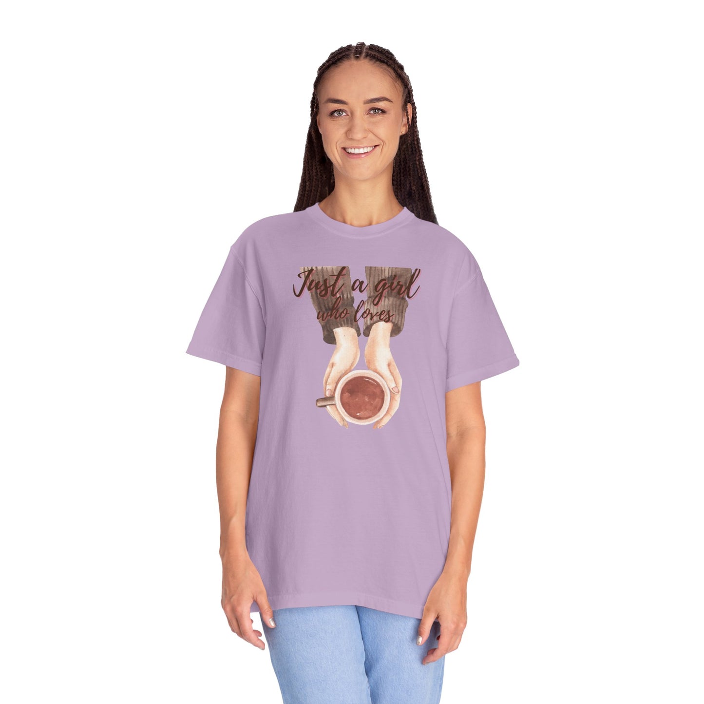Just a Girl Who Loves Coffee T-Shirt | Cozy Coffee Lover Tee βπ