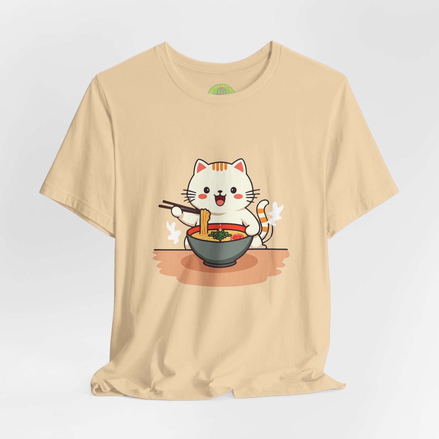 Ramen Kitty Tee | Kawaii Cat Eating Noodles ππ±