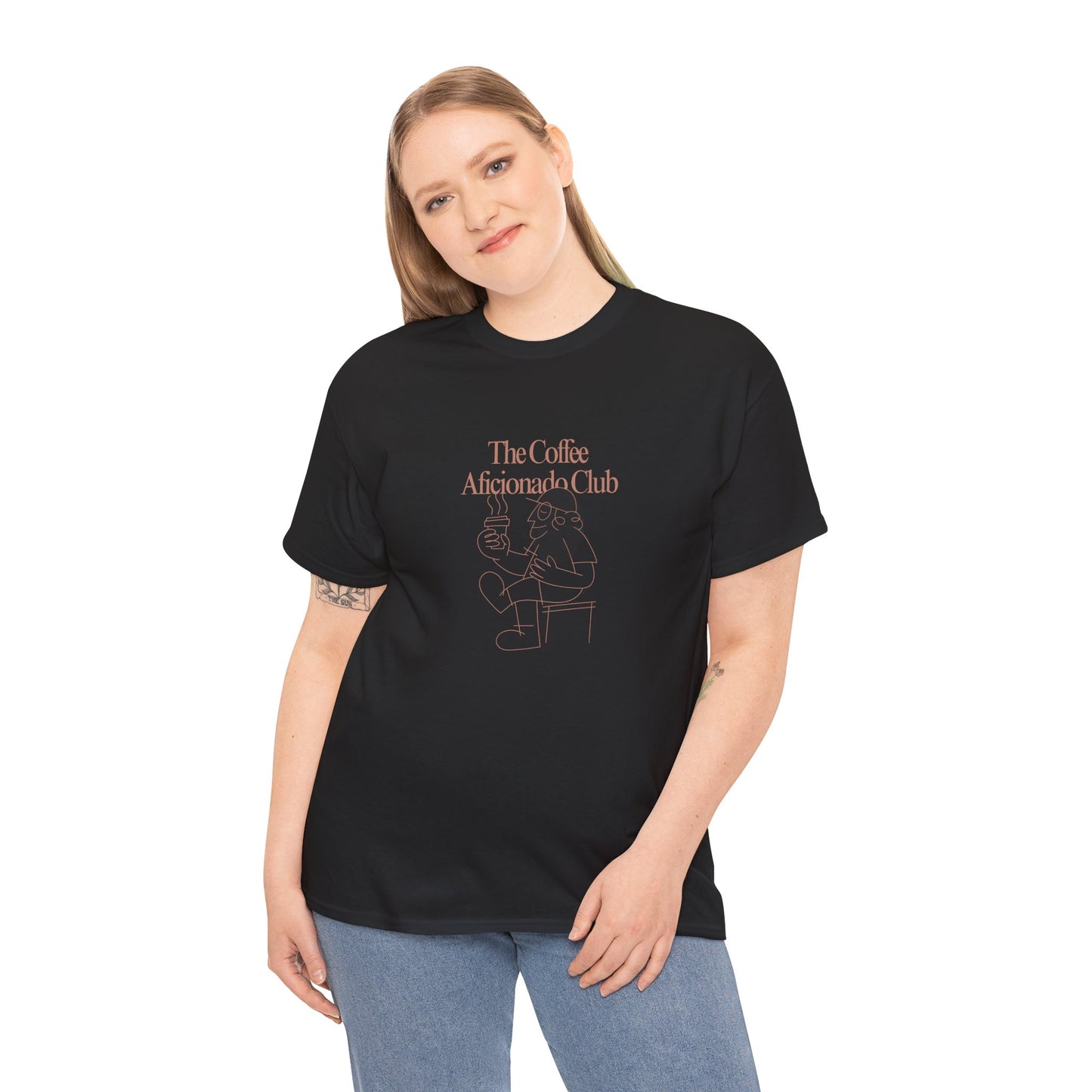 The Coffee Aficionado Club T-Shirt | Minimalist Coffee Lover Tee