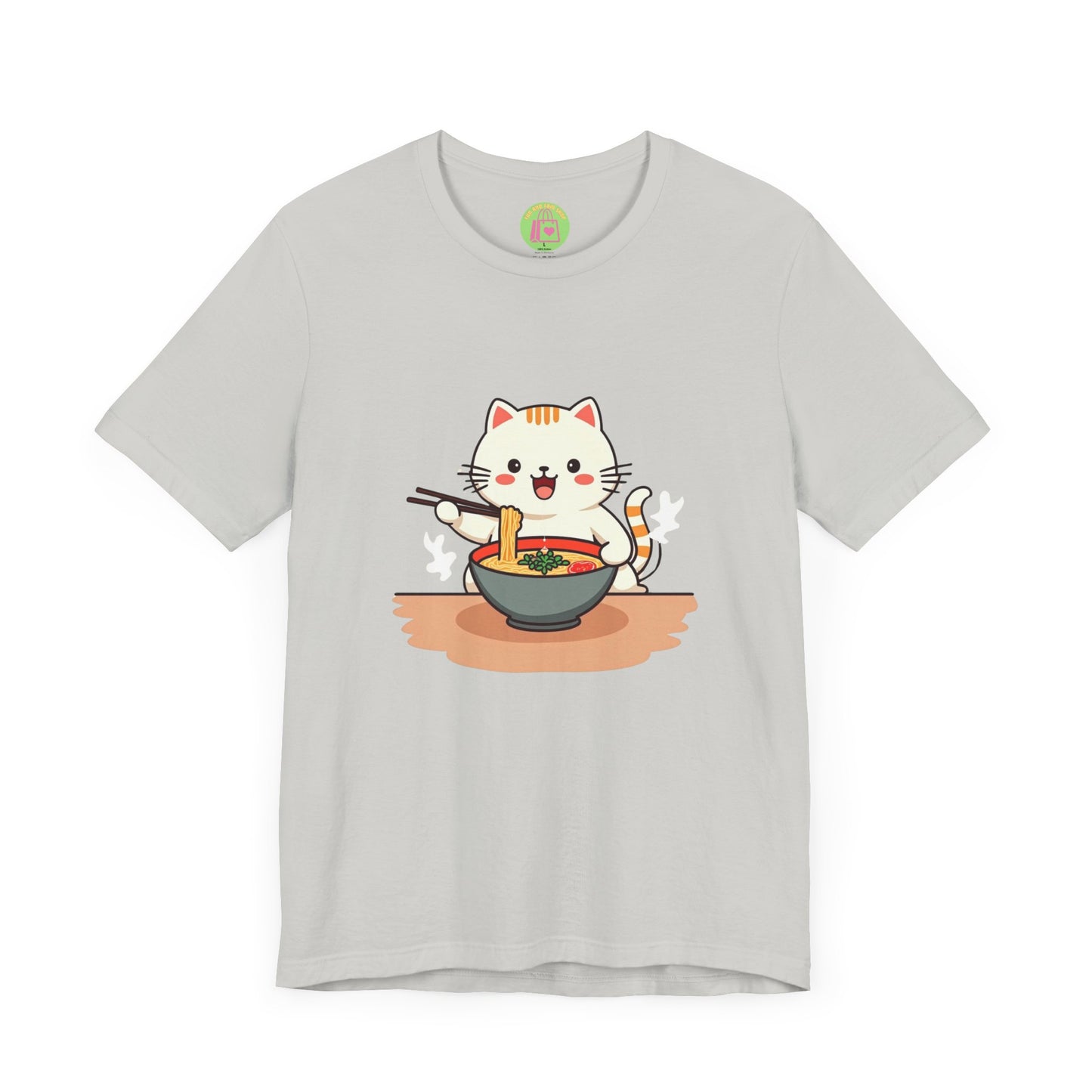 Ramen Kitty Tee | Kawaii Cat Eating Noodles ππ±