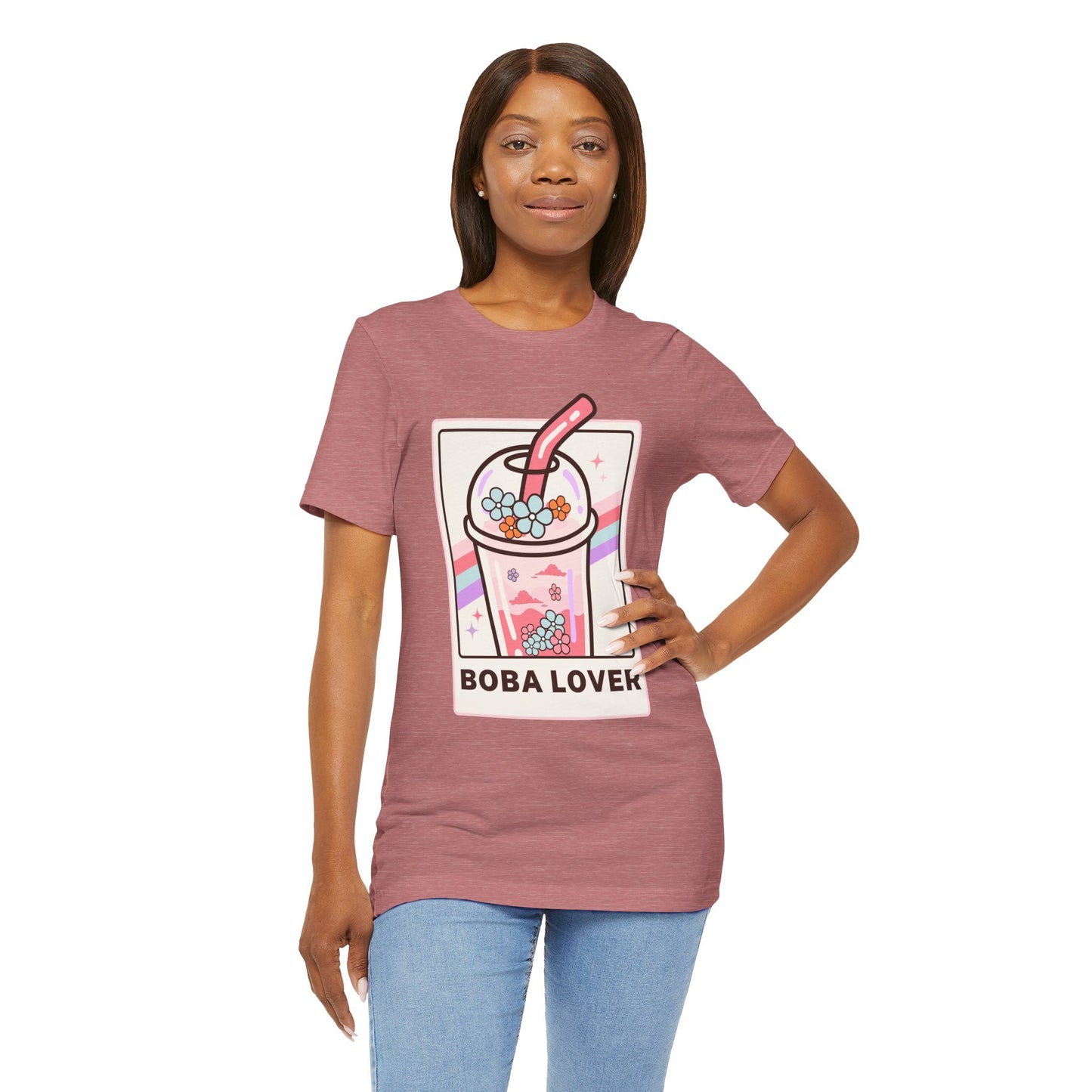 Boba Lover – Pink Tee for Kawaii Queens & Kings