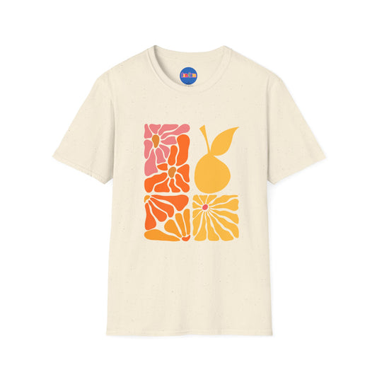 Abstract Pear Floral T-Shirt
