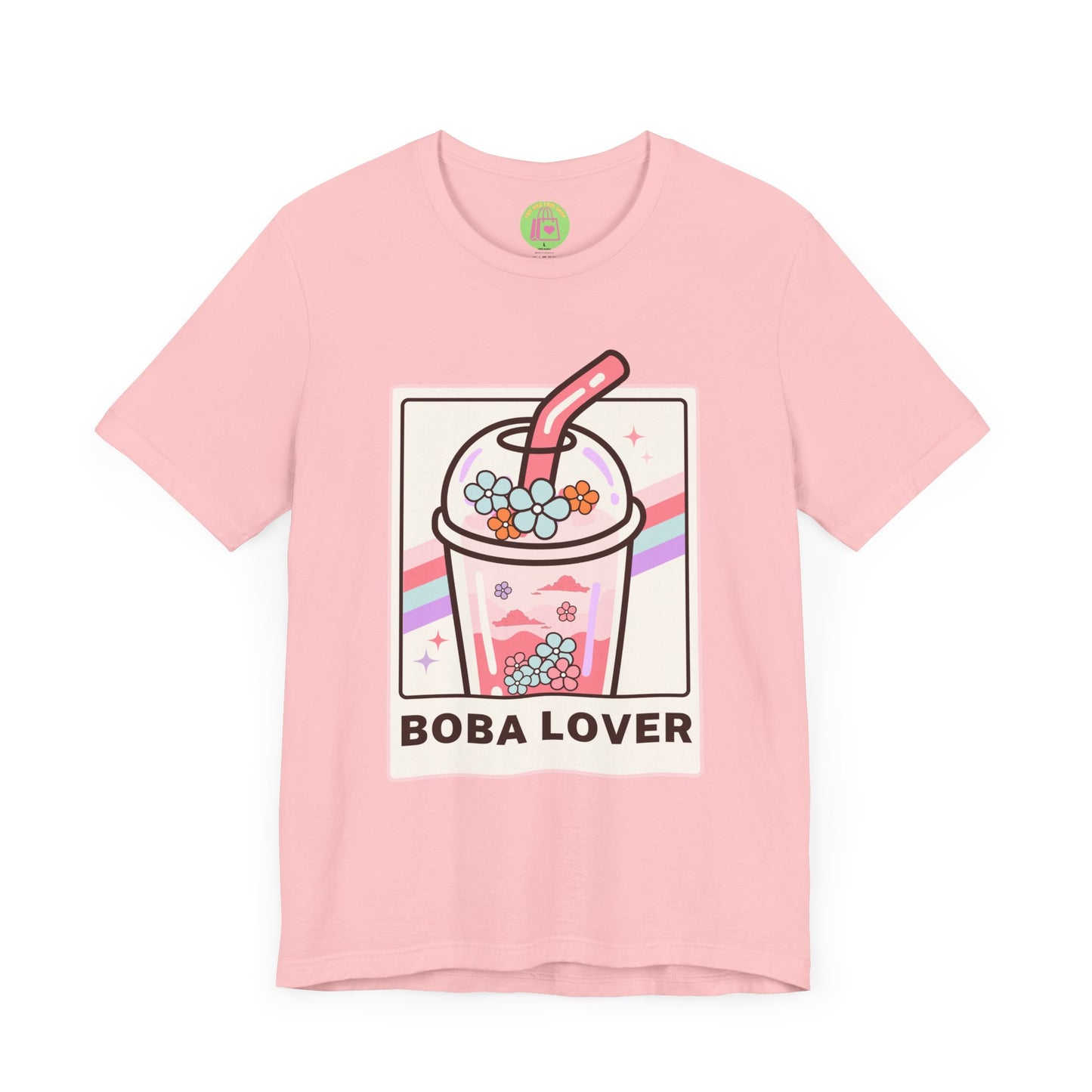 Boba Lover – Pink Tee for Kawaii Queens & Kings