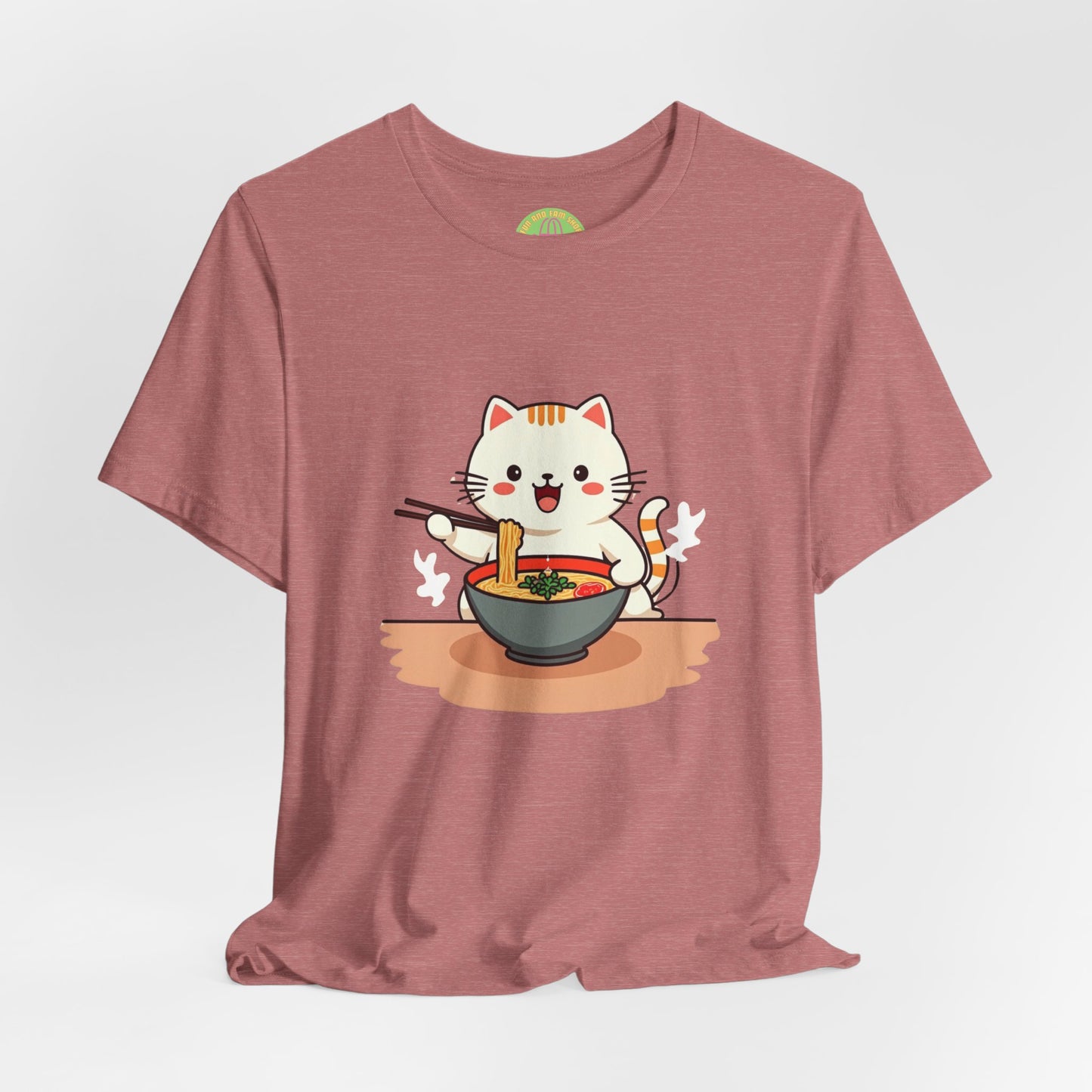 Ramen Kitty Tee | Kawaii Cat Eating Noodles ππ±