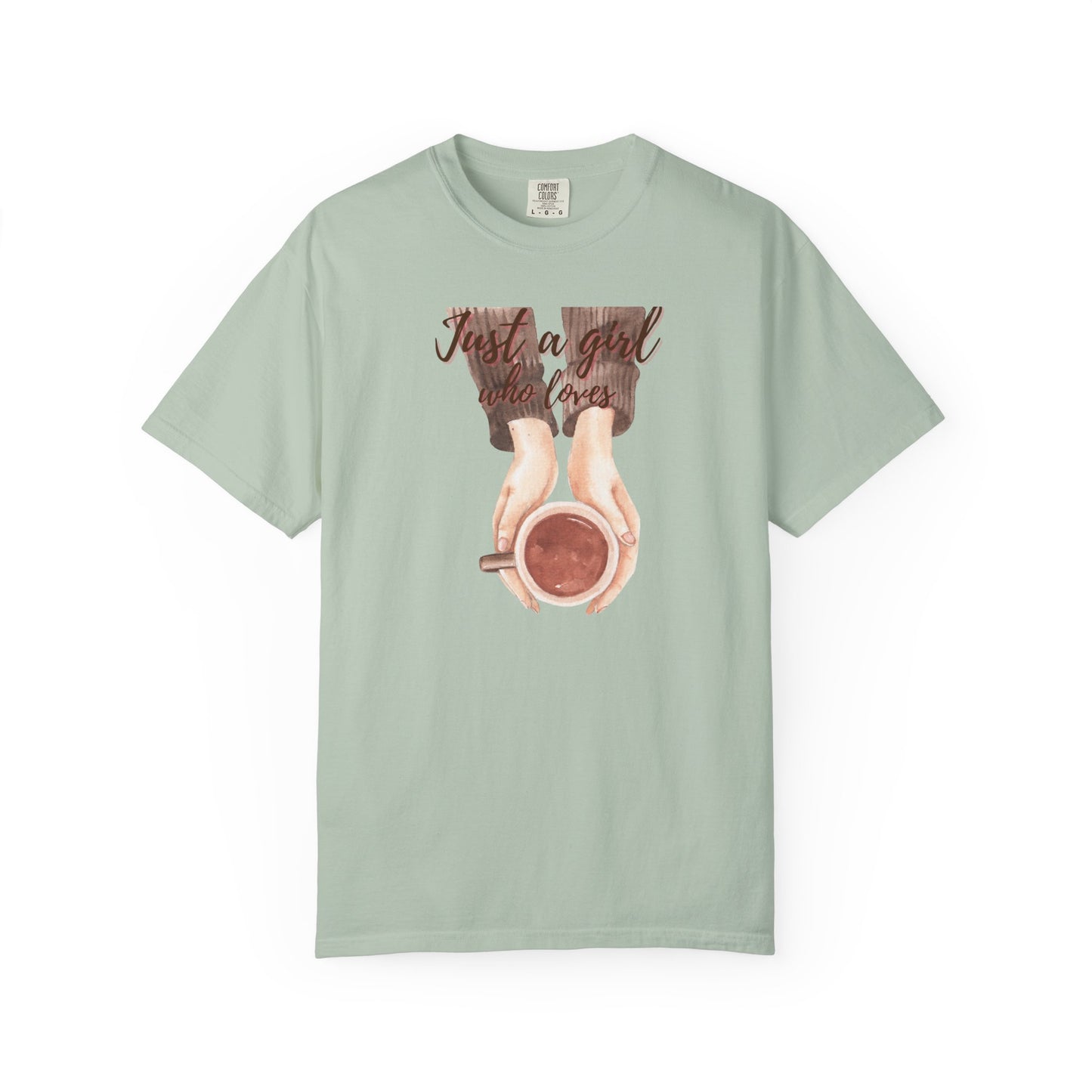 Just a Girl Who Loves Coffee T-Shirt | Cozy Coffee Lover Tee βπ
