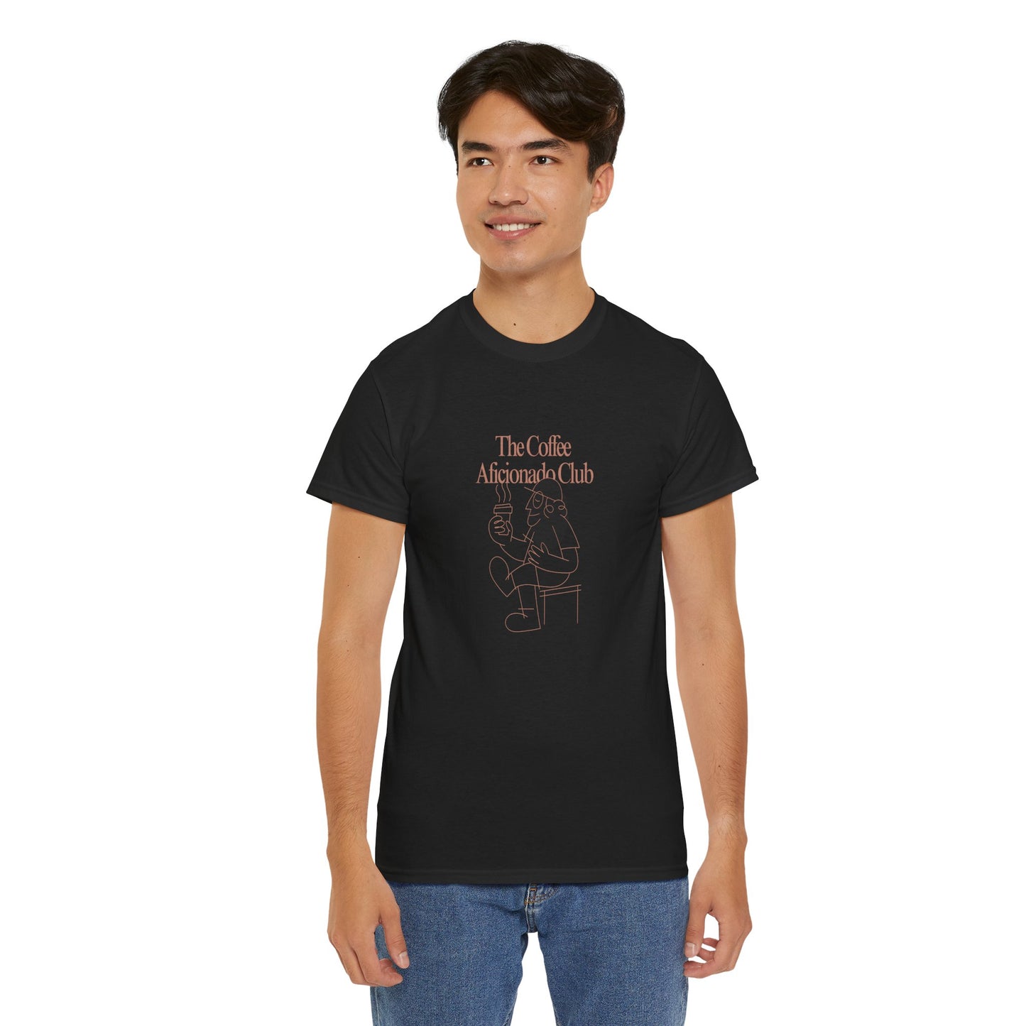 The Coffee Aficionado Club T-Shirt | Minimalist Coffee Lover Tee