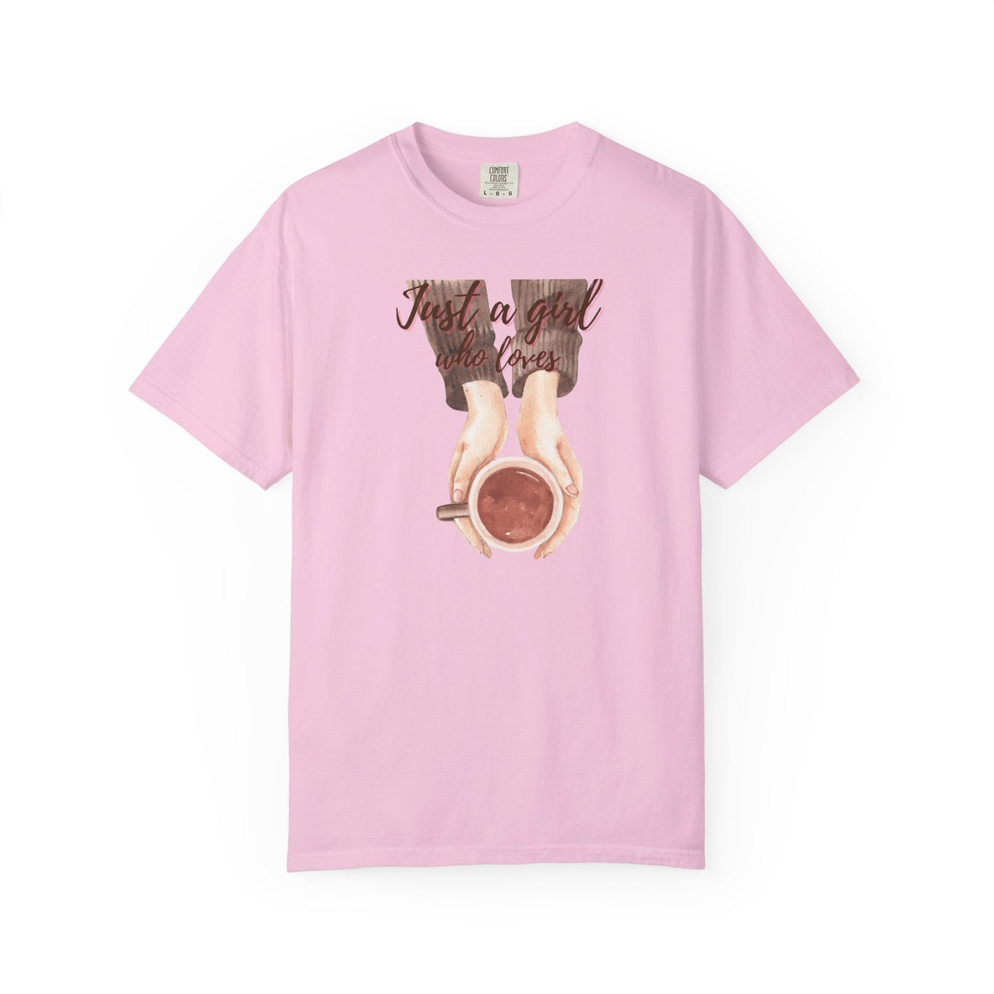 Just a Girl Who Loves Coffee T-Shirt | Cozy Coffee Lover Tee βπ