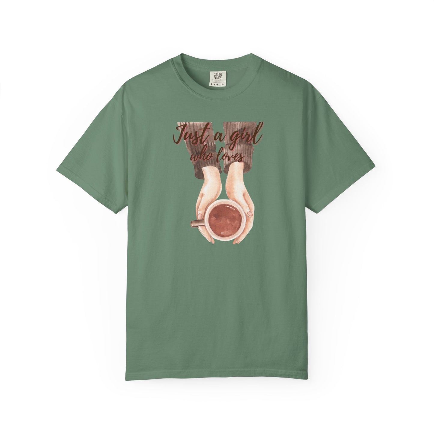 Just a Girl Who Loves Coffee T-Shirt | Cozy Coffee Lover Tee βπ