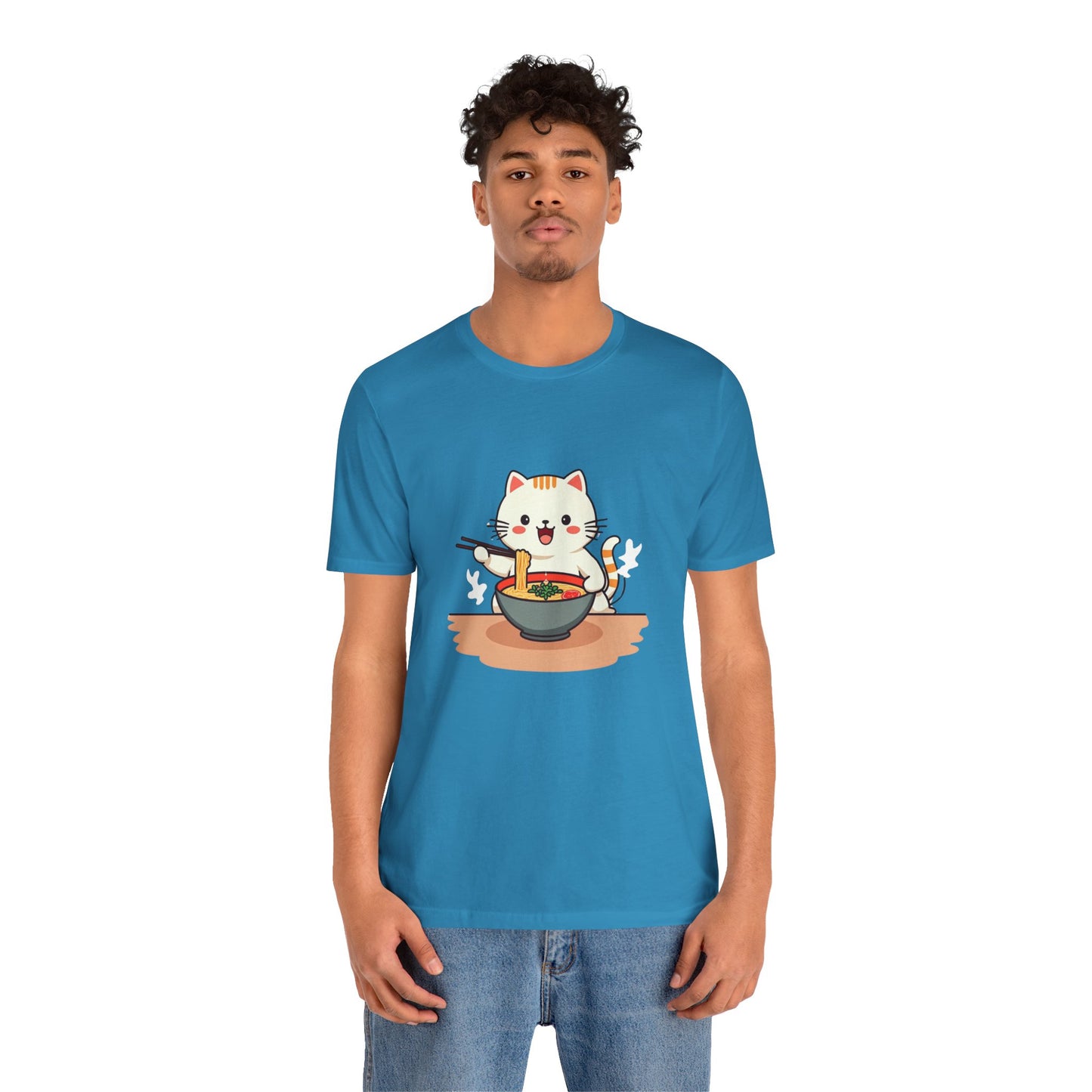 Ramen Kitty Tee | Kawaii Cat Eating Noodles ππ±