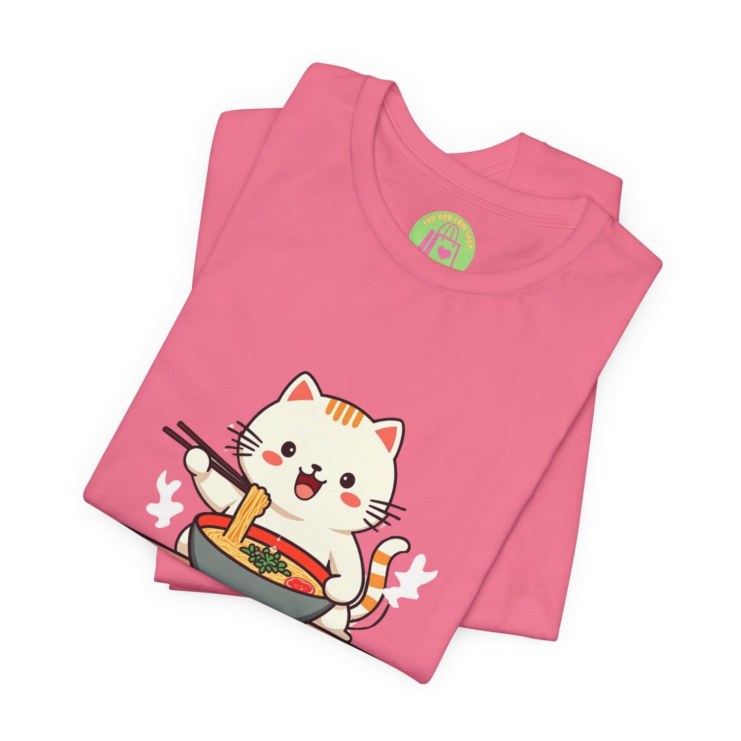 Ramen Kitty Tee | Kawaii Cat Eating Noodles ππ±