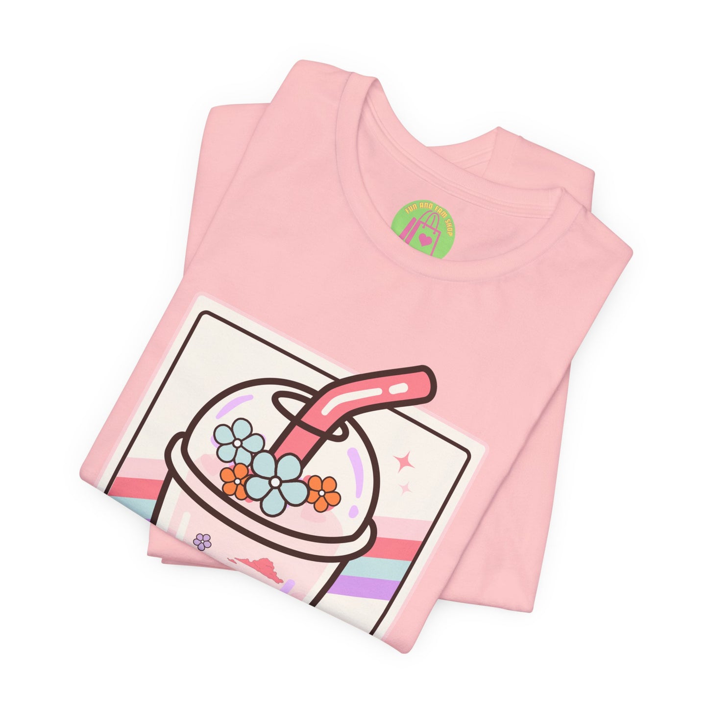 Boba Lover – Pink Tee for Kawaii Queens & Kings