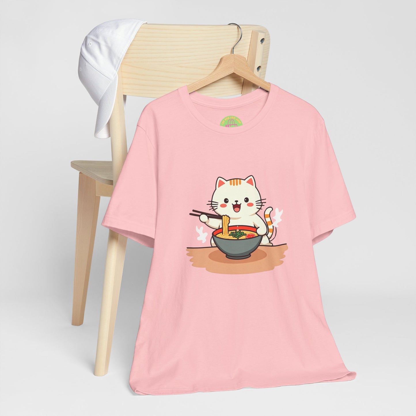 Ramen Kitty Tee | Kawaii Cat Eating Noodles ππ±