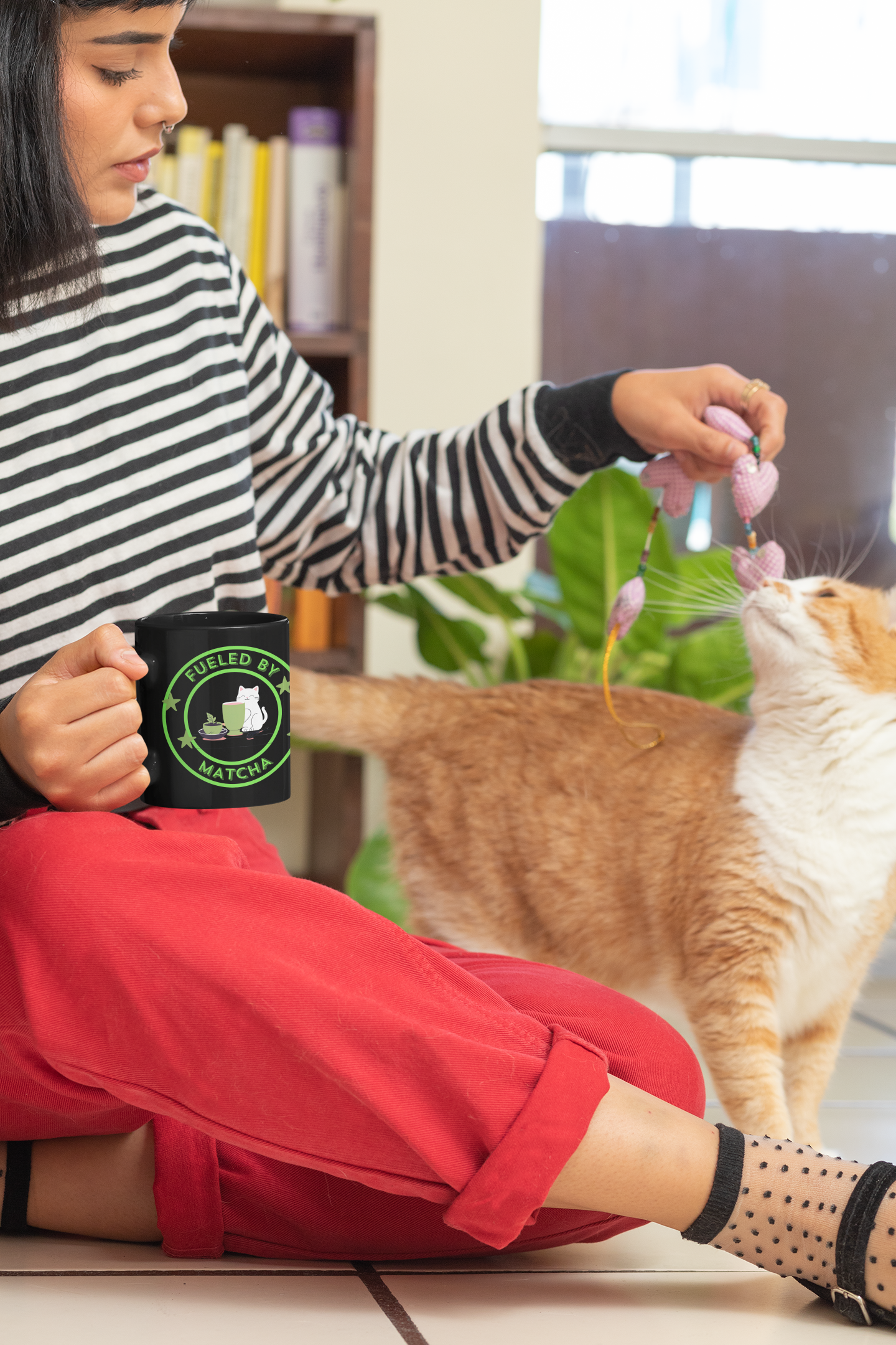 πΎ Fueled by Matcha Mug β Your Daily Dose of Calm π