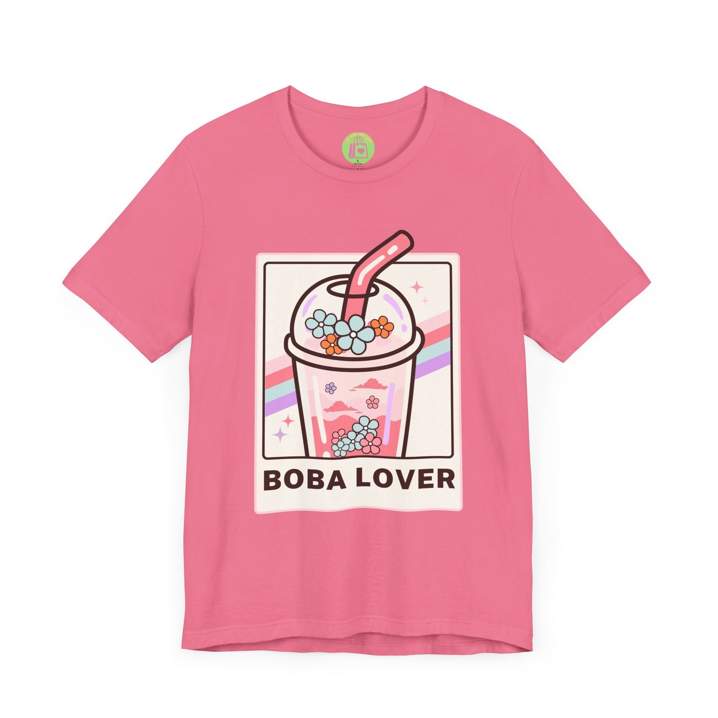 Boba Lover – Pink Tee for Kawaii Queens & Kings