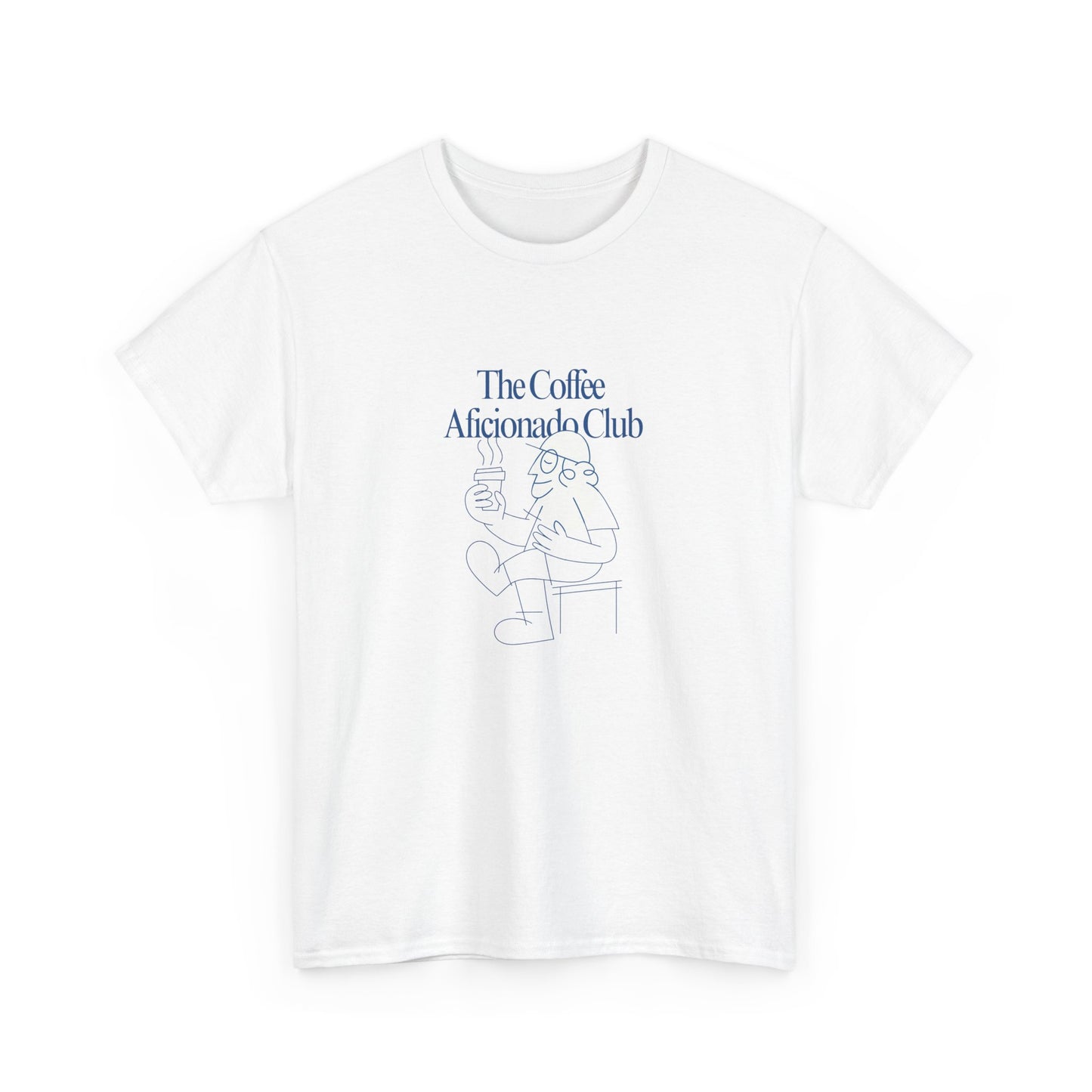 The Coffee Aficionado Club T-Shirt | Minimalist Coffee Lover Tee