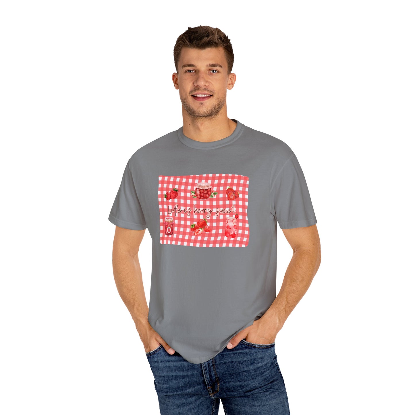 “Life is Berry Sweet” T-Shirt - picnic blanket