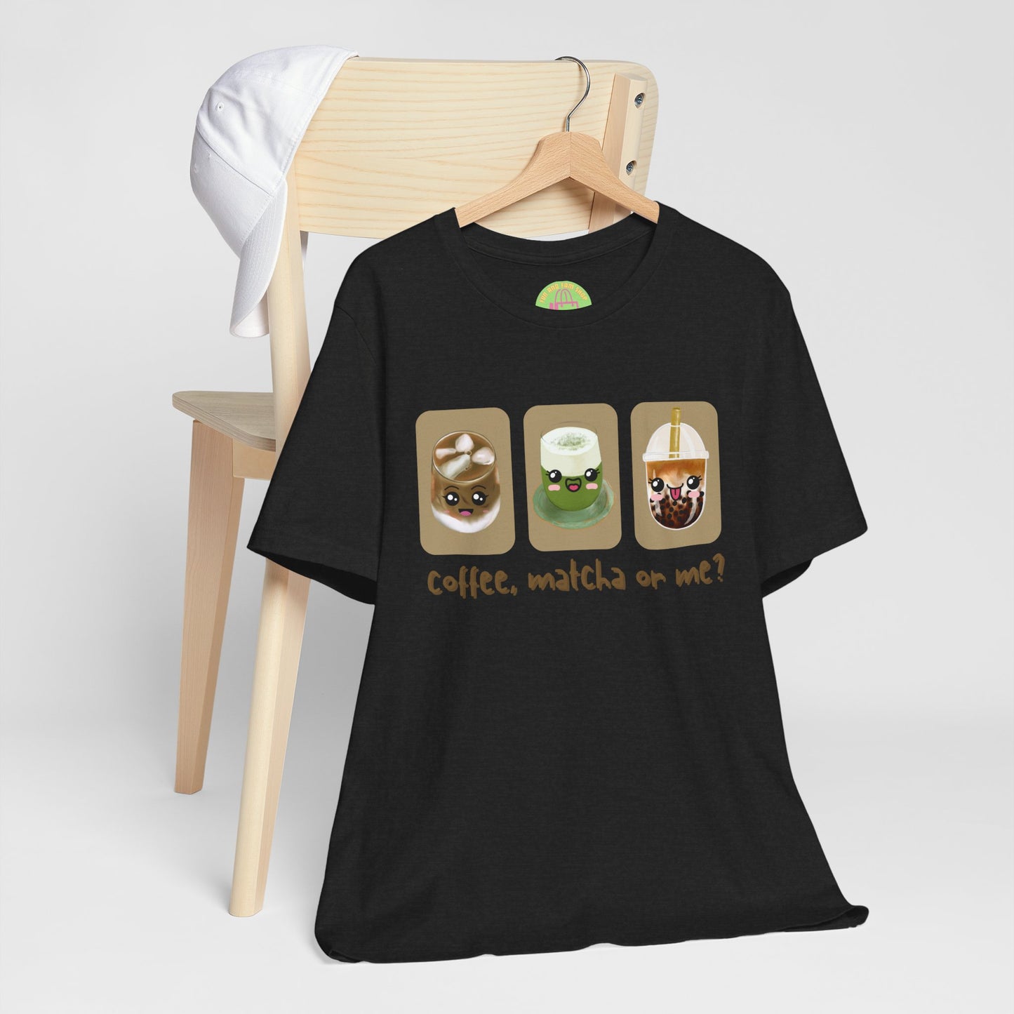 Coffee, Matcha or Me? Tee | Kawaii Boba & Matcha Lover Shirt