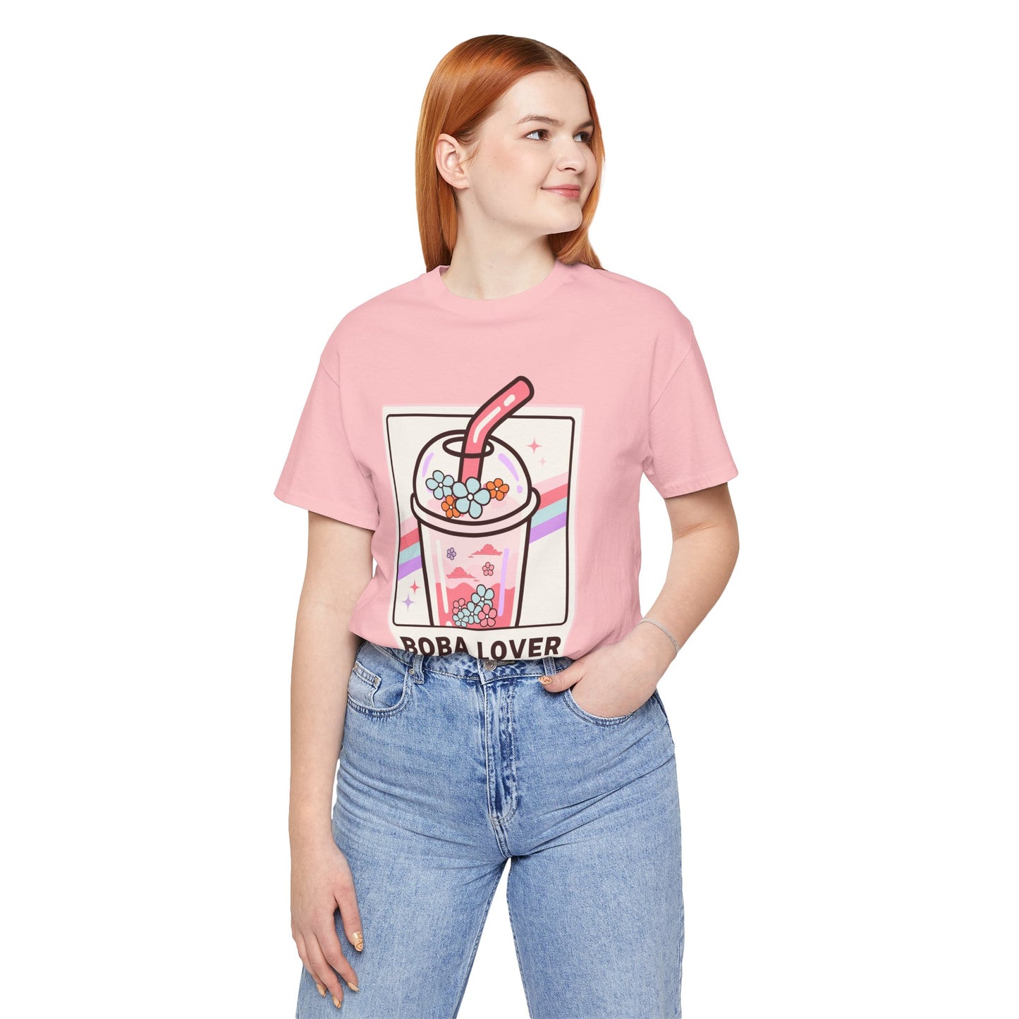 Boba Lover – Pink Tee for Kawaii Queens & Kings