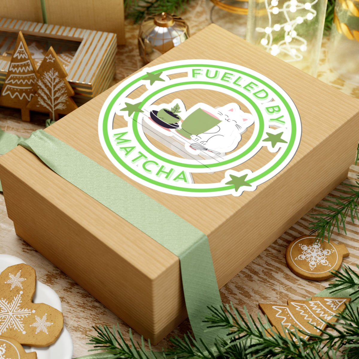 β¨ Fueled by Matcha Sticker β Stick Your Zen π