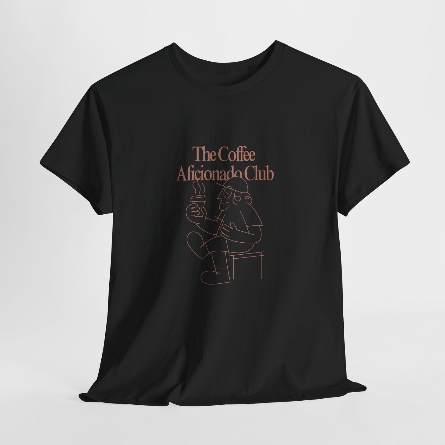 The Coffee Aficionado Club T-Shirt | Minimalist Coffee Lover Tee