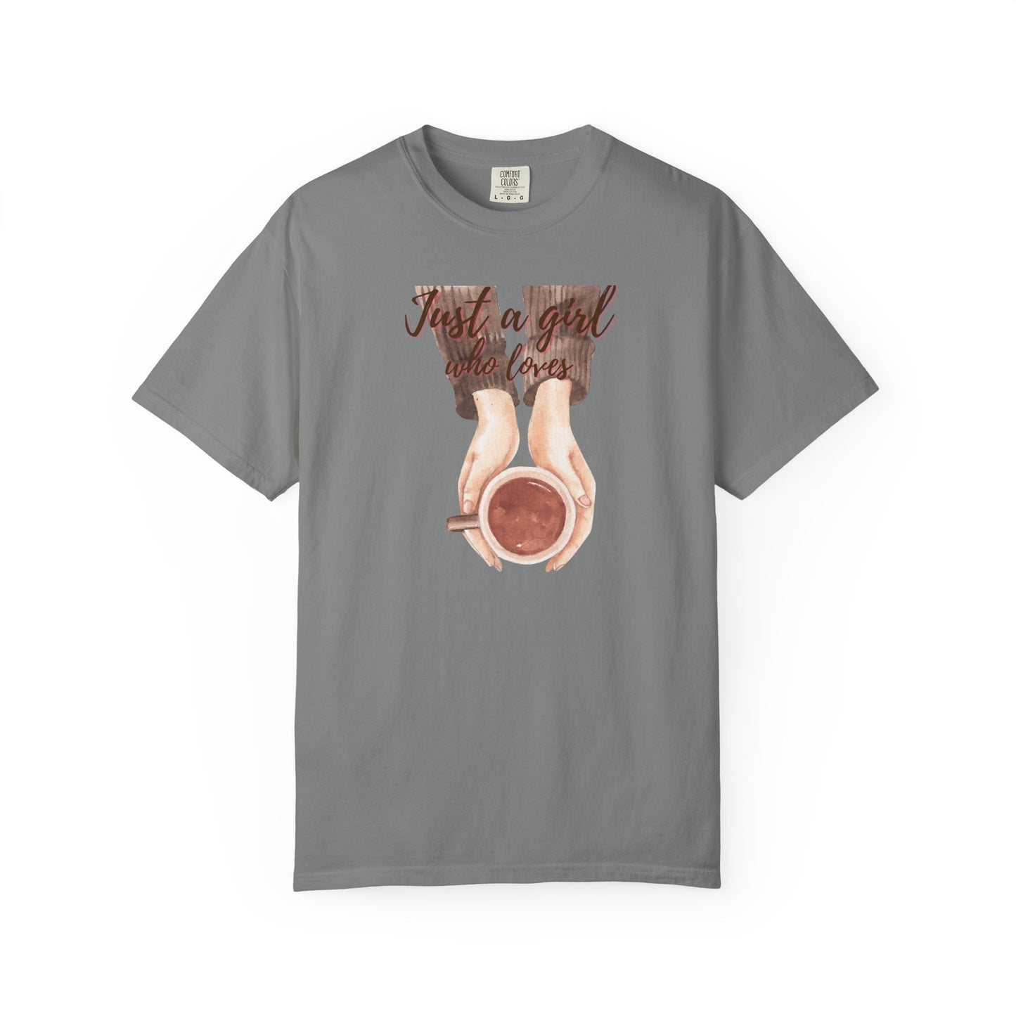 Just a Girl Who Loves Coffee T-Shirt | Cozy Coffee Lover Tee βπ