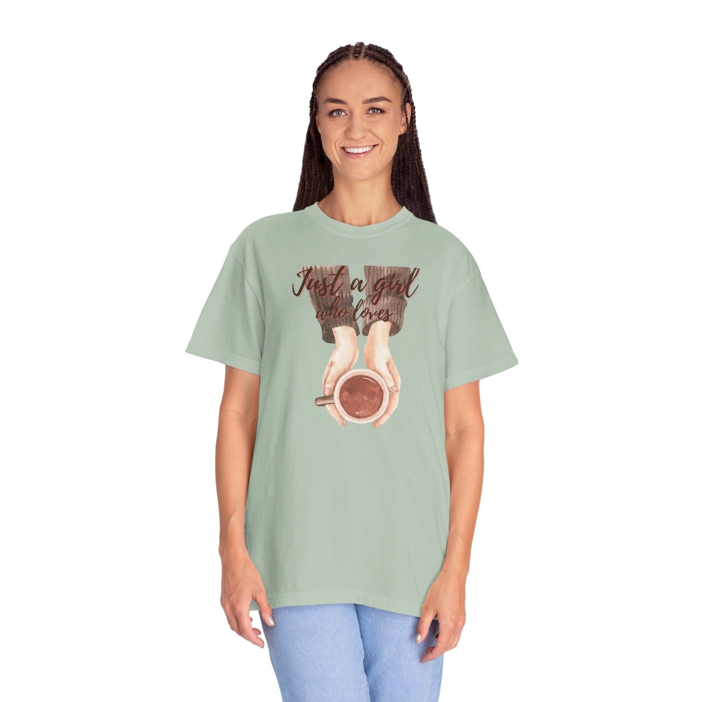 Just a Girl Who Loves Coffee T-Shirt | Cozy Coffee Lover Tee βπ