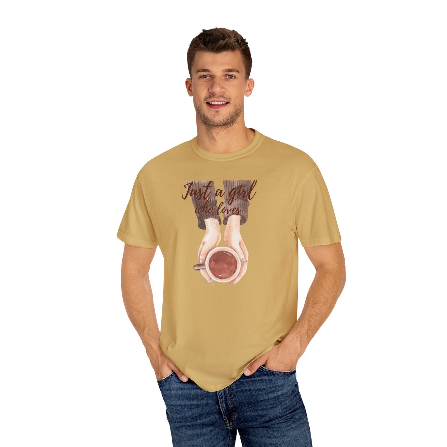 Just a Girl Who Loves Coffee T-Shirt | Cozy Coffee Lover Tee βπ