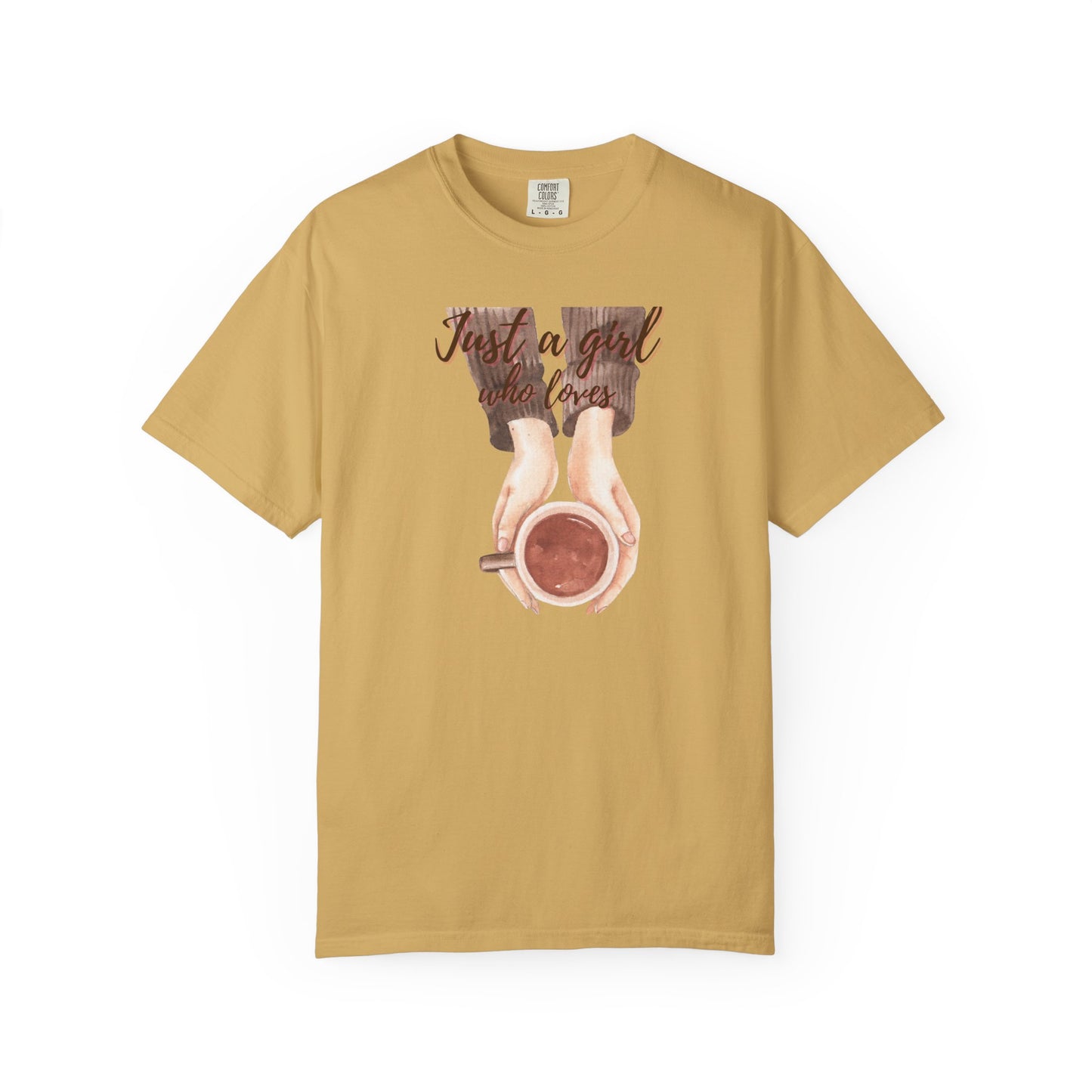 Just a Girl Who Loves Coffee T-Shirt | Cozy Coffee Lover Tee βπ