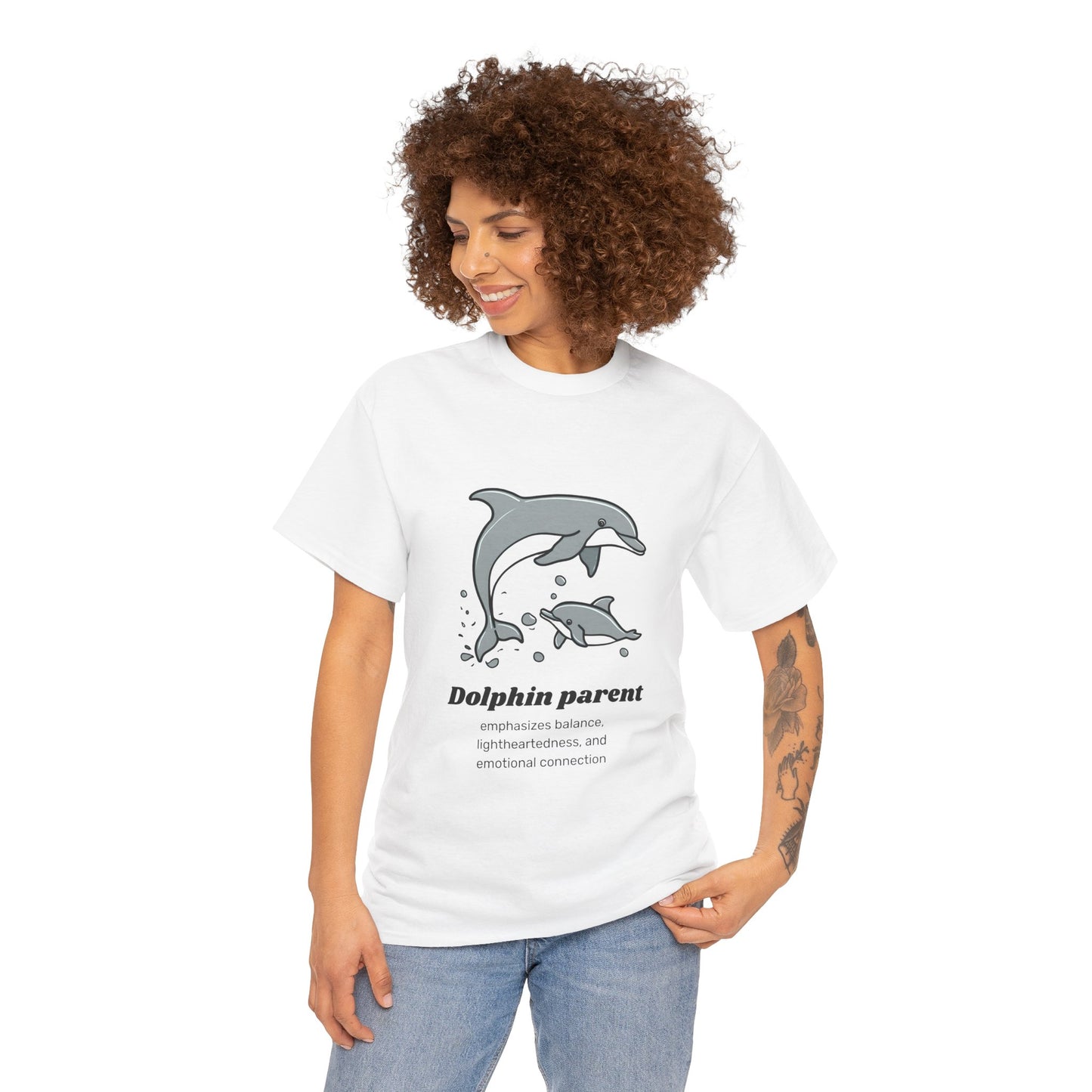 🌊 Dolphin Duo T-Shirt – Splash into Style! 🐬