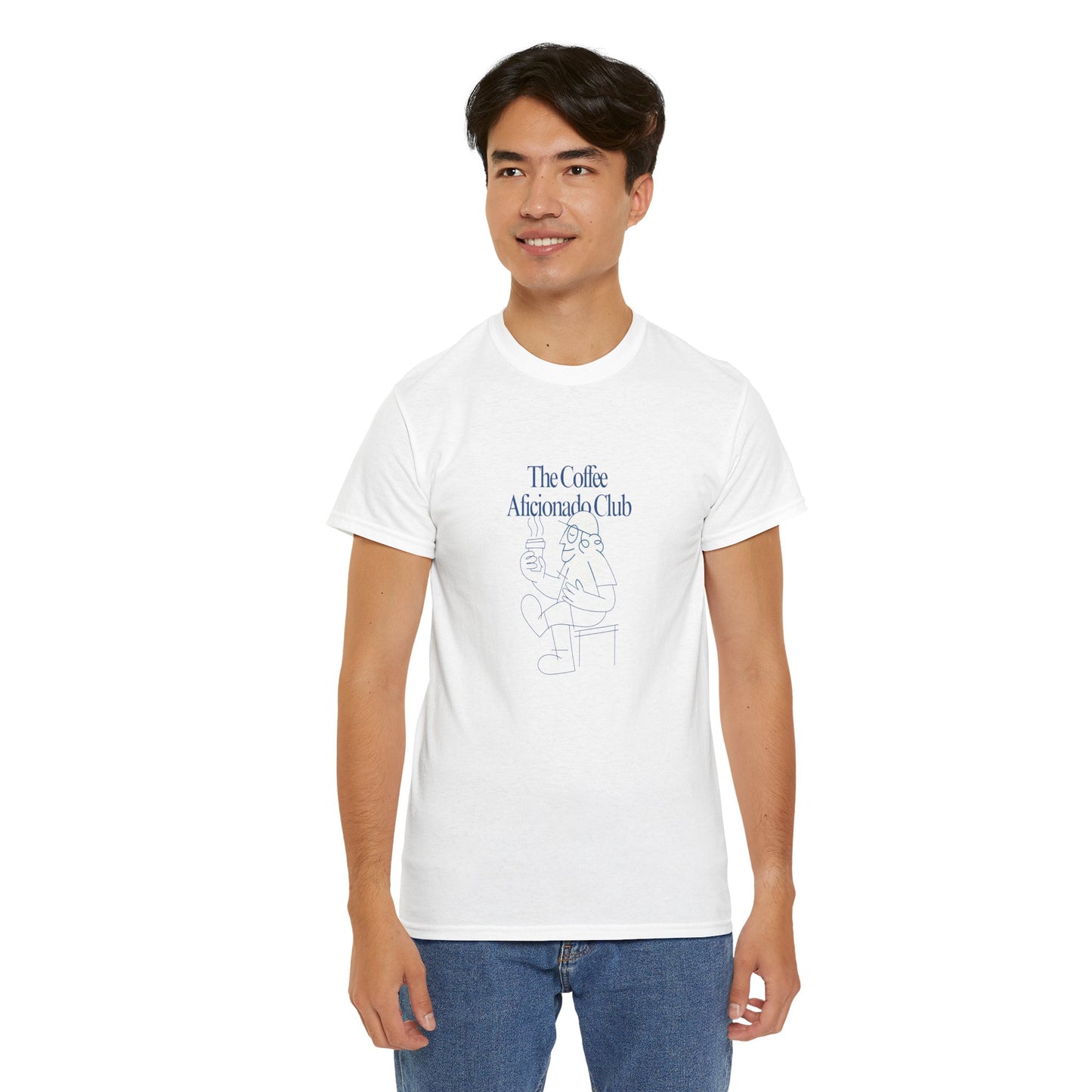 The Coffee Aficionado Club T-Shirt | Minimalist Coffee Lover Tee