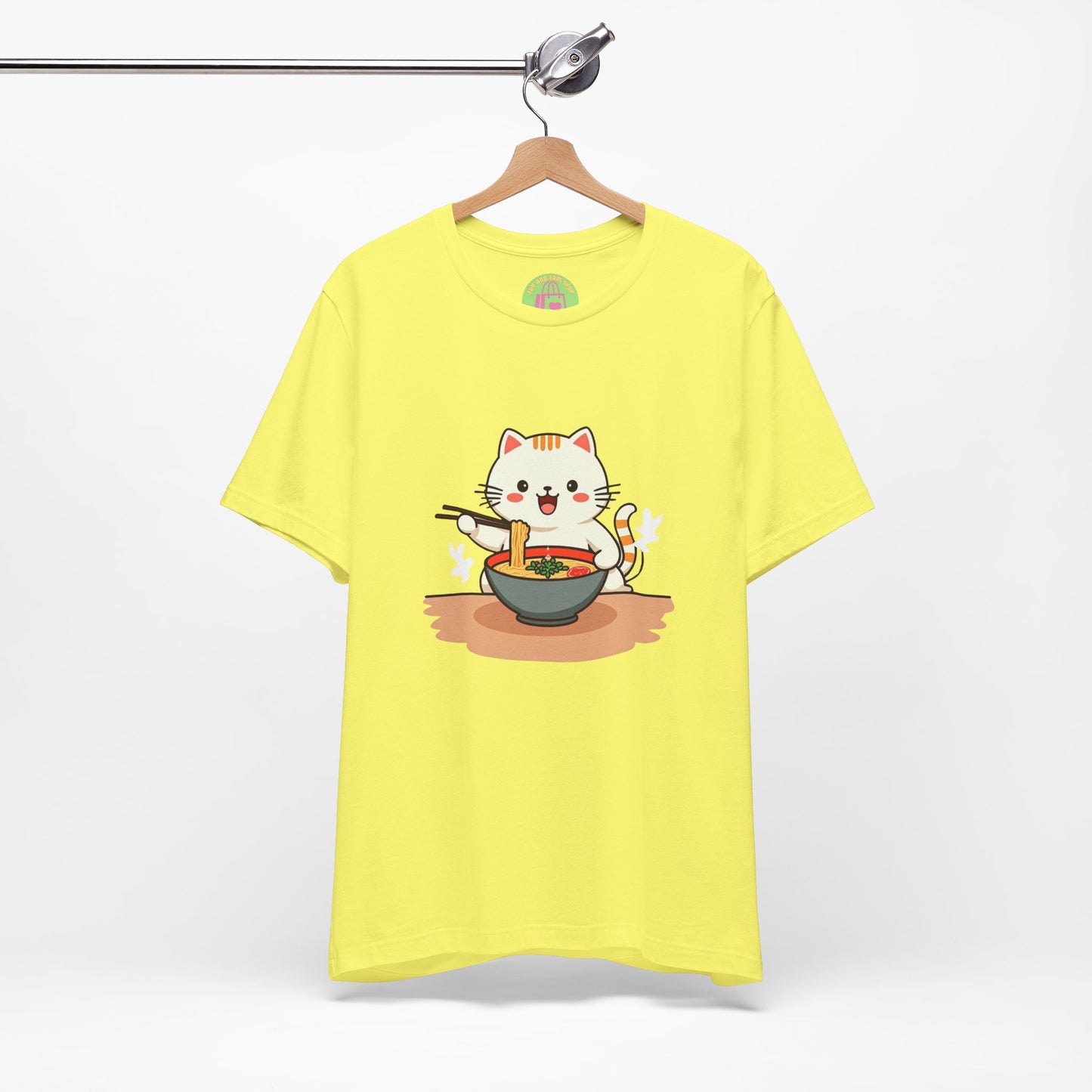 Ramen Kitty Tee | Kawaii Cat Eating Noodles ππ±