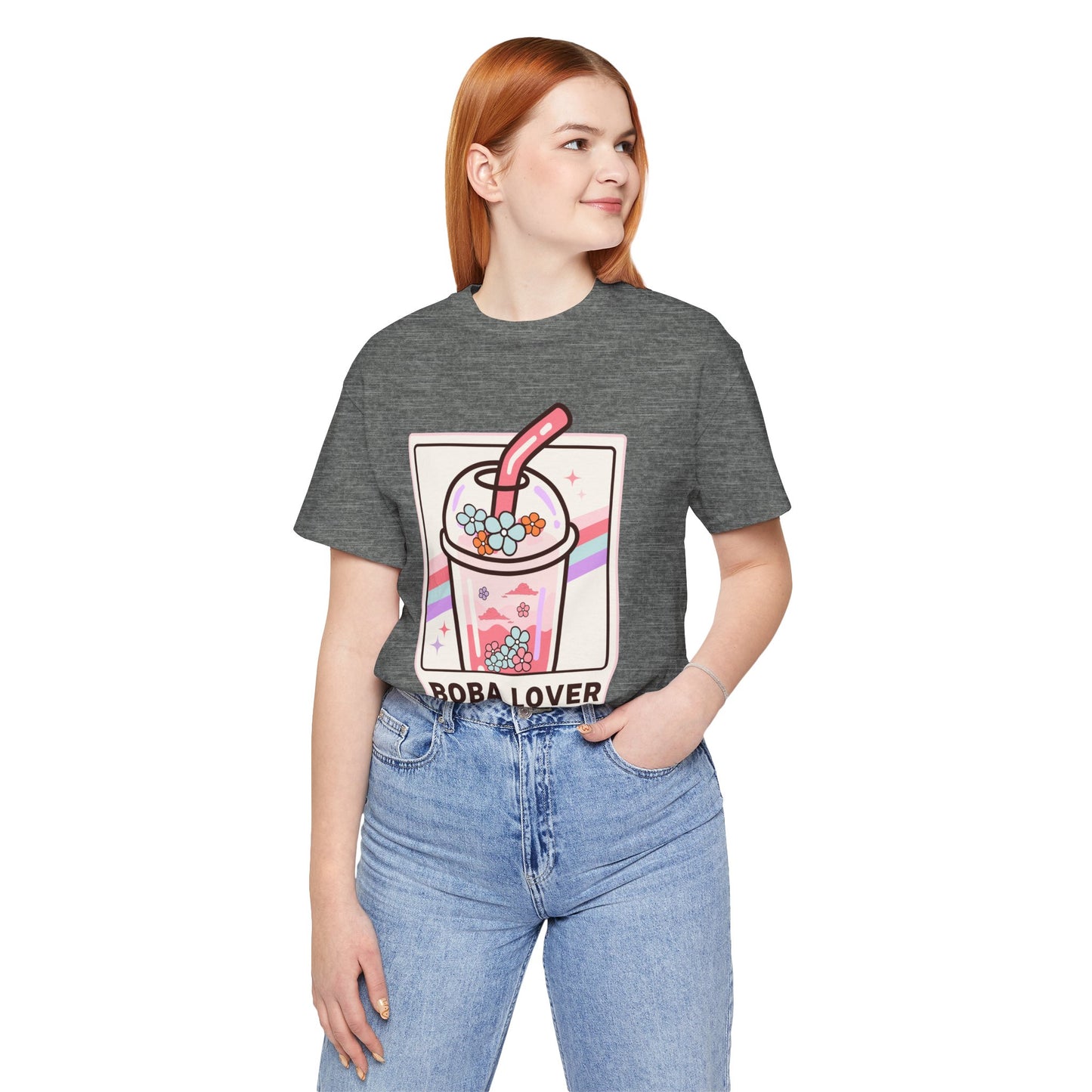 Boba Lover – Pink Tee for Kawaii Queens & Kings