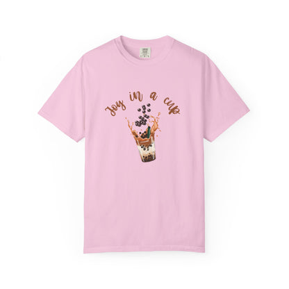 Joy in a Cup – Boba Splash Edition 💕 | Boba Milktea Lover Tee ☕💕