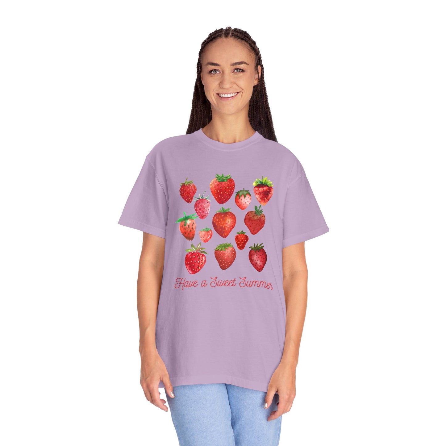 Berry Cool Summer Tee 🍓☀️| Sweet Summer Strawberry - Whimsical Retro Vibes 💕