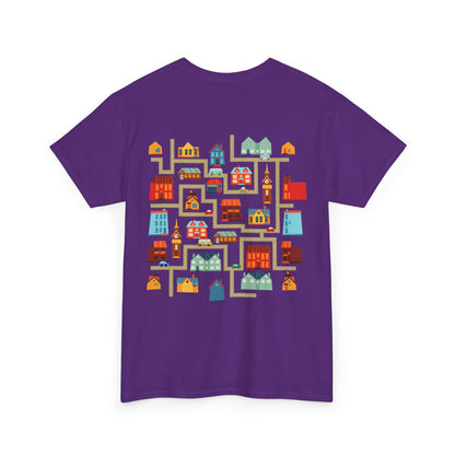 💤 Tired Dads Club Shirt | Funny Dad T-Shirt with City Map Back | Cool Father’s Day Gift 2025