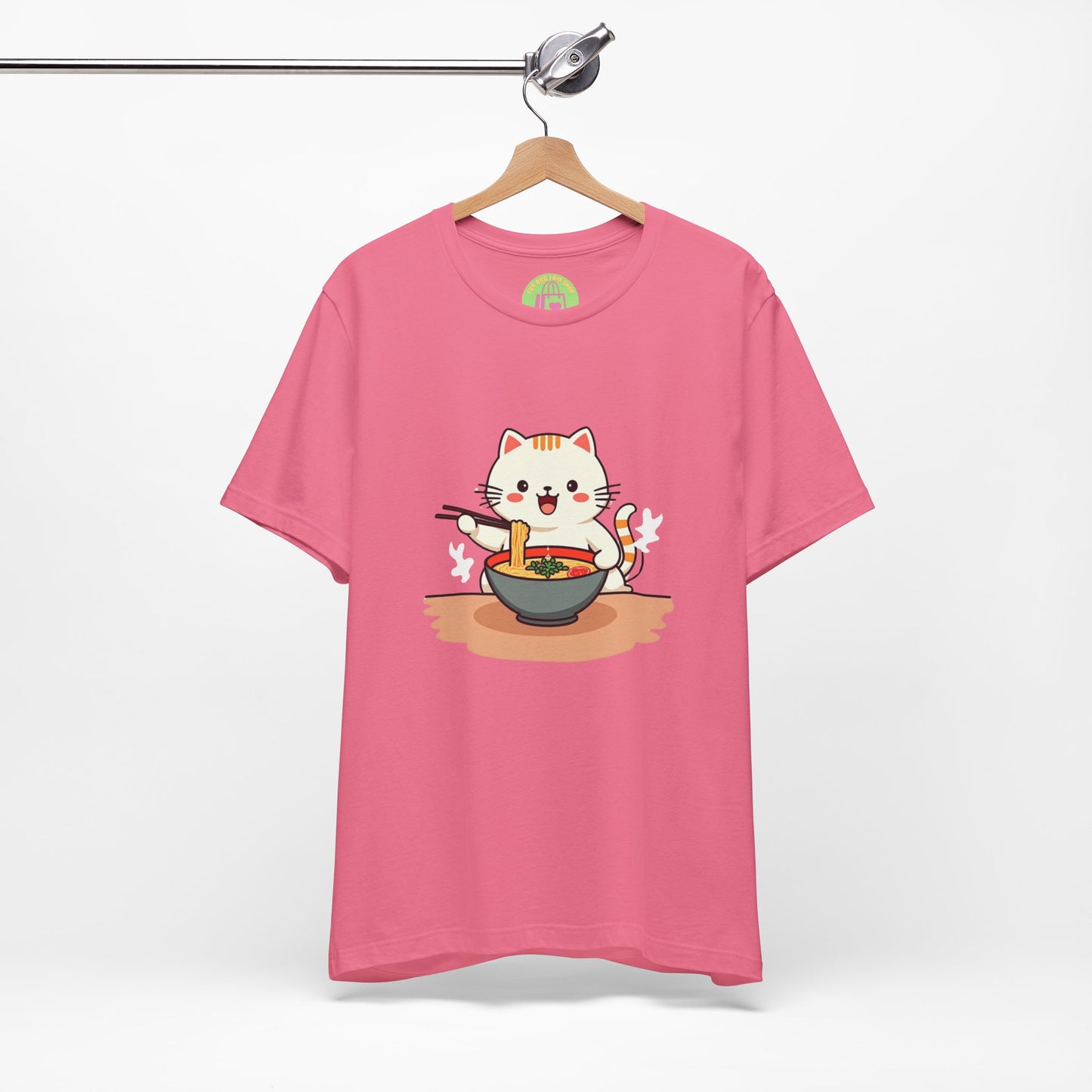Ramen Kitty Tee | Kawaii Cat Eating Noodles 🍜🐱
