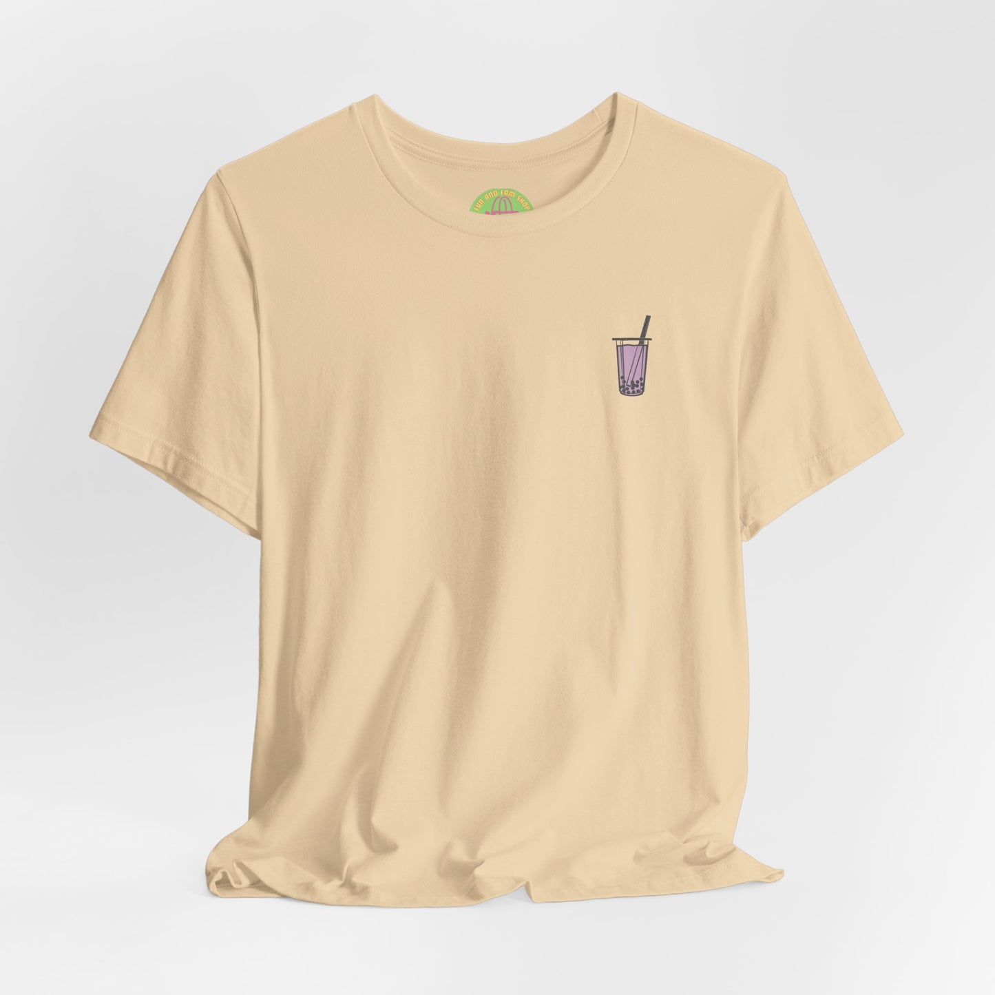 Tiny boba in the front… party in the back! – Kawaii Boba Tee 🌈✨