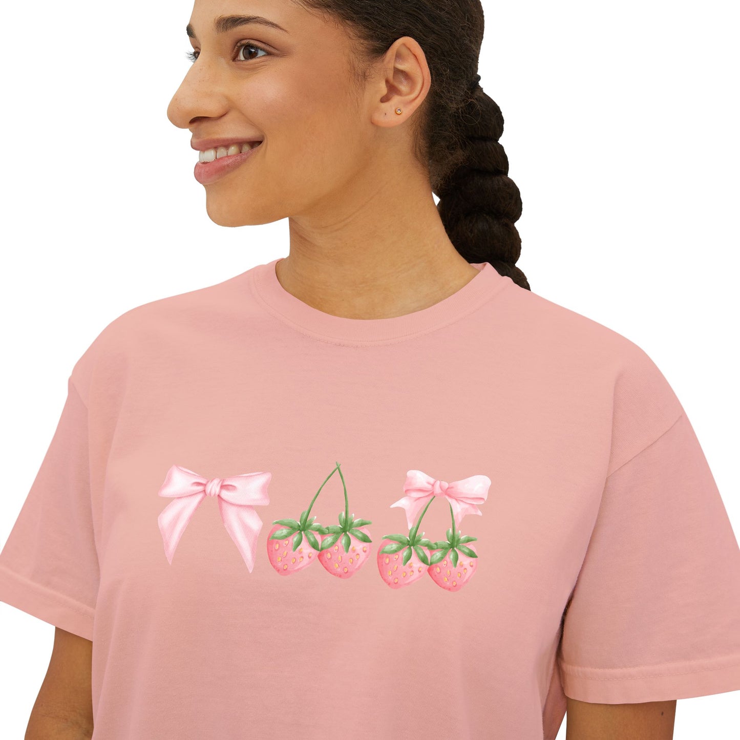 Soft Style with a Berry Punch - Coquette T-Shirt 🍓