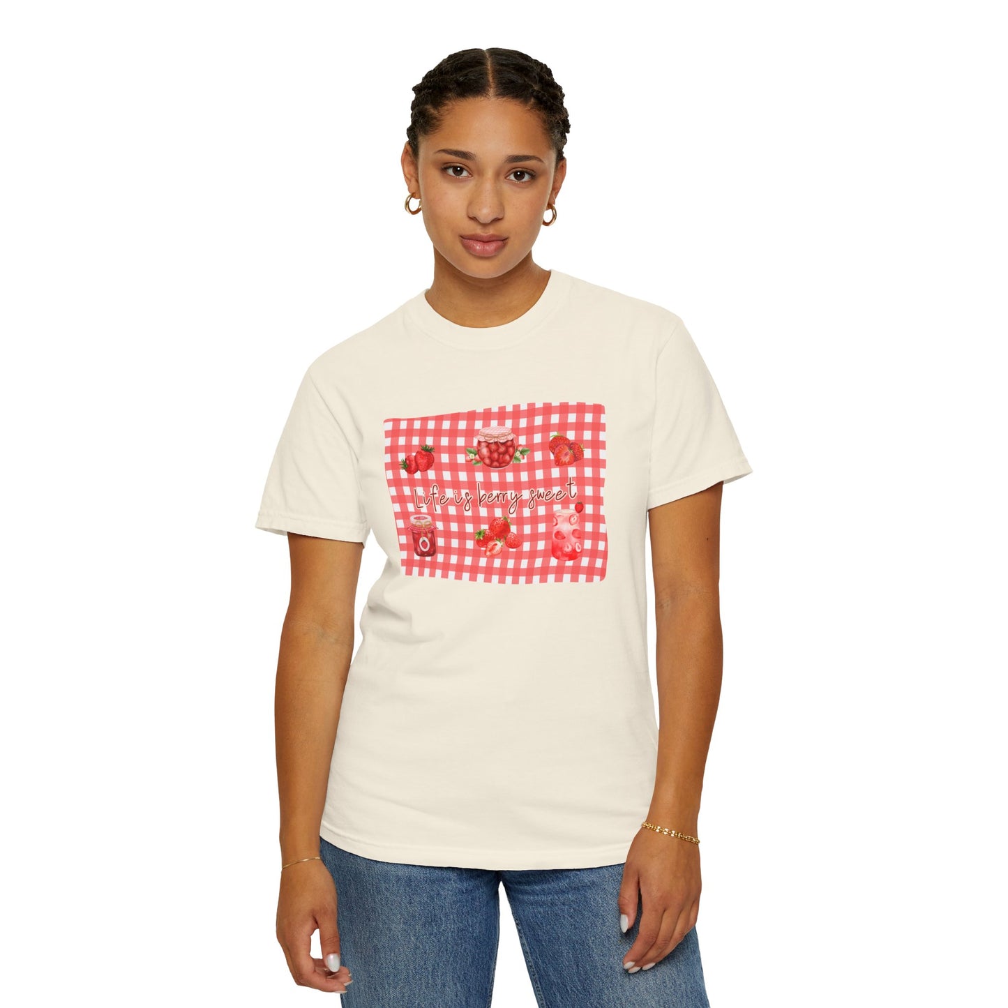 “Life is Berry Sweet” T-Shirt - picnic blanket