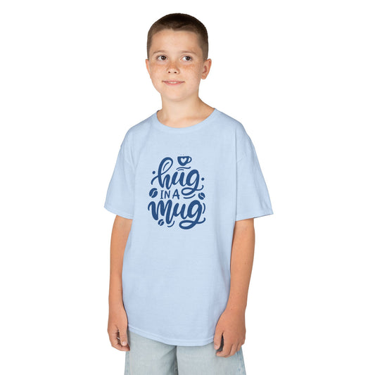 Youth Hug in a Mug T-Shirt | Cute Hot Beverage Lover Tee