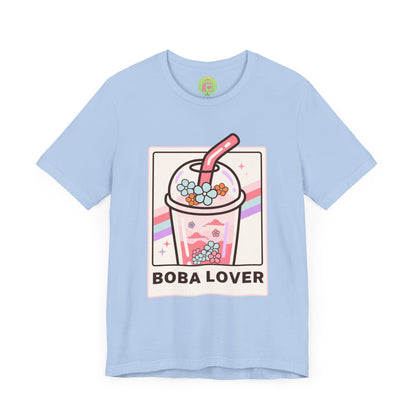 Boba Lover – Pink Tee for Kawaii Queens & Kings