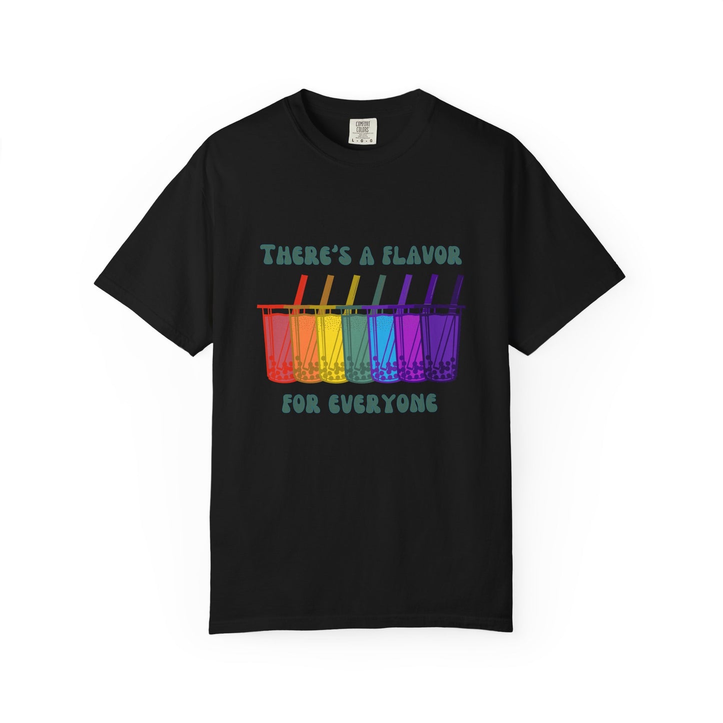 Boba lovers, unite! 🌈🧋 - Rainbow Boba Line – There’s a Flavor for Everyone Tee