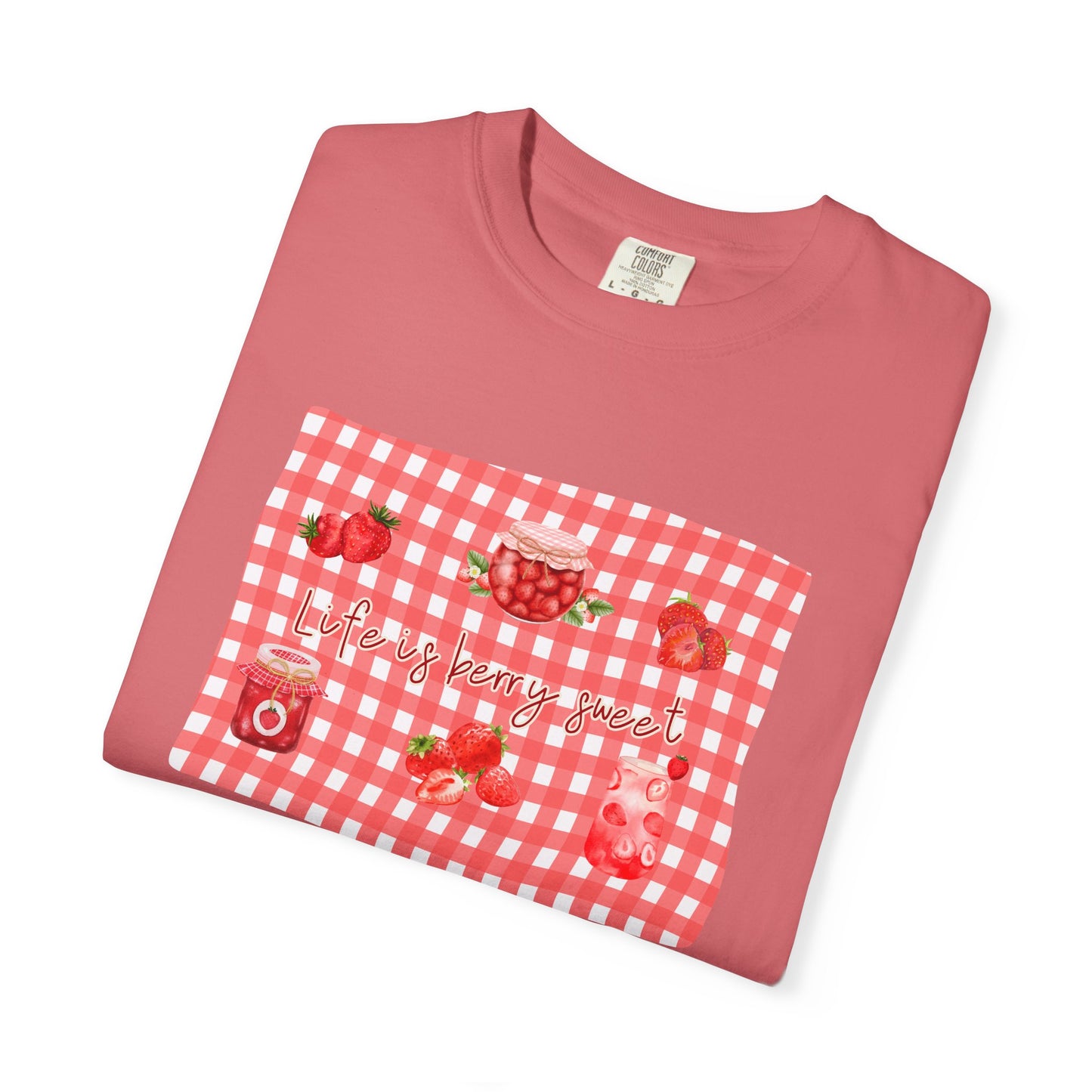 “Life is Berry Sweet” T-Shirt - picnic blanket