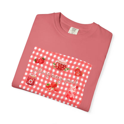 “Life is Berry Sweet” T-Shirt - picnic blanket