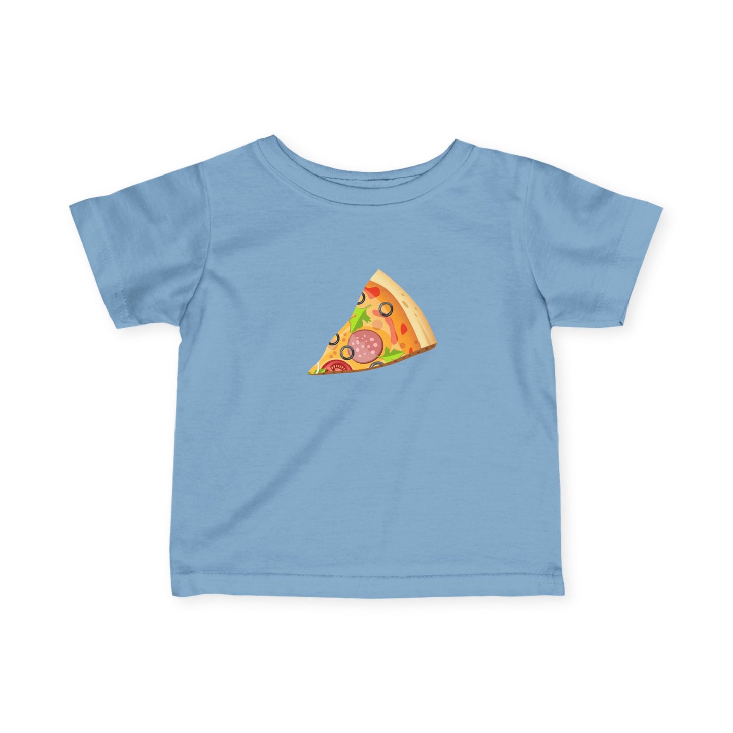 Infant “Pizza My Heart” Matching Father & Child T-Shirt Set – Whole Pizza & Slice Design