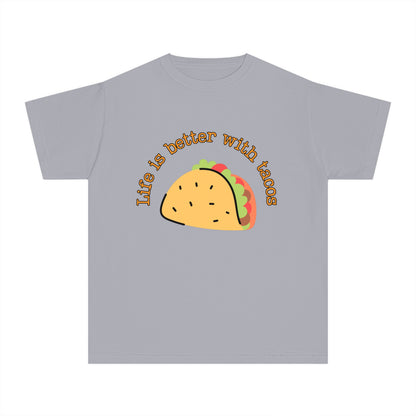 Youth 🌮 Life Is Better With Tacos T-Shirt