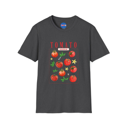 🍅 Tomato Festival Tee – Juicy Vibes Only 🌼🐝