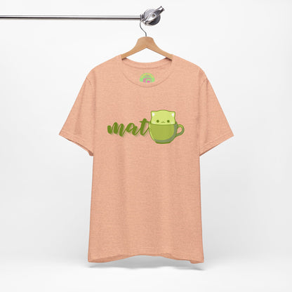 Matcha Teacup Cat Tee | Kawaii Matcha Lover T-Shirt