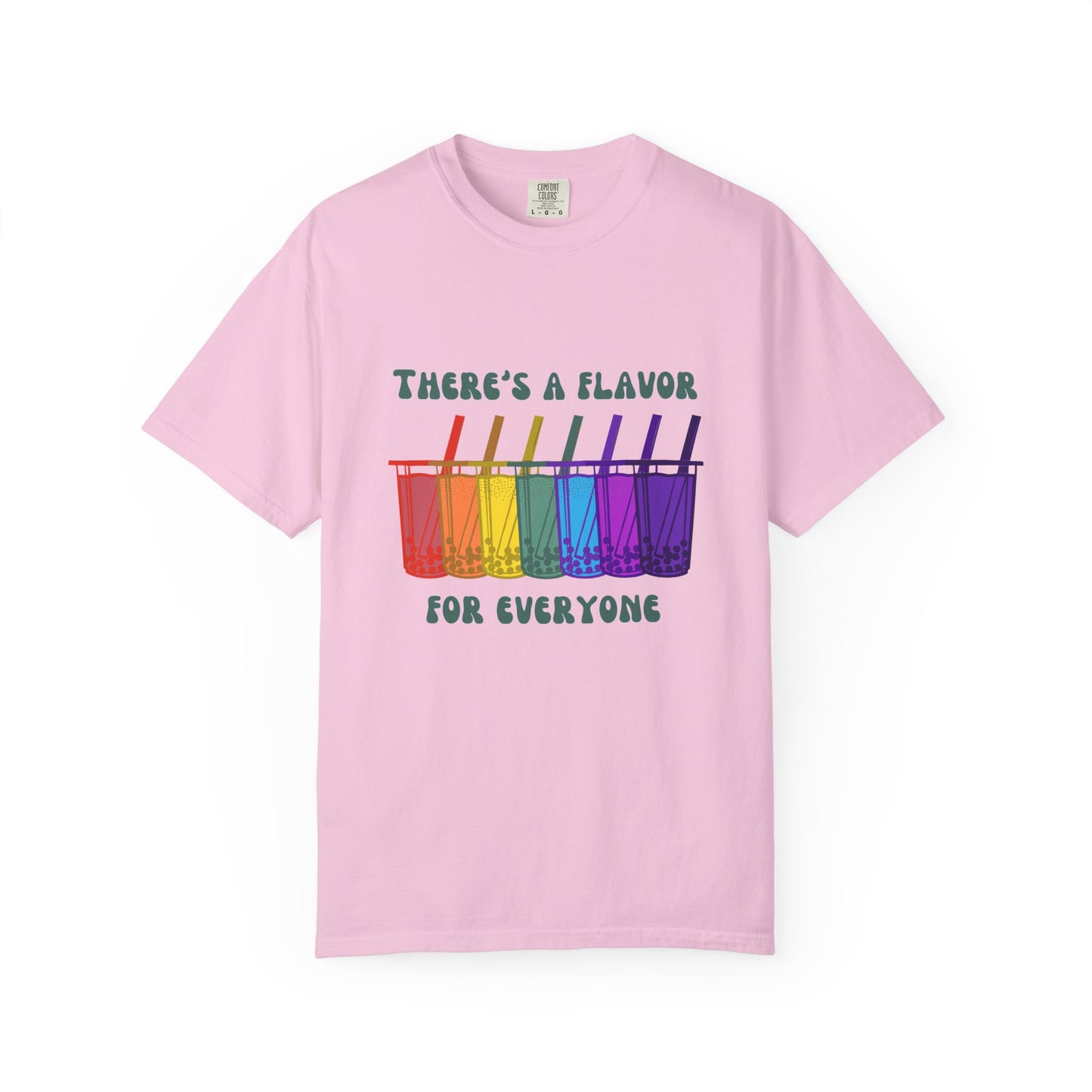 Boba lovers, unite! 🌈🧋 - Rainbow Boba Line – There’s a Flavor for Everyone Tee