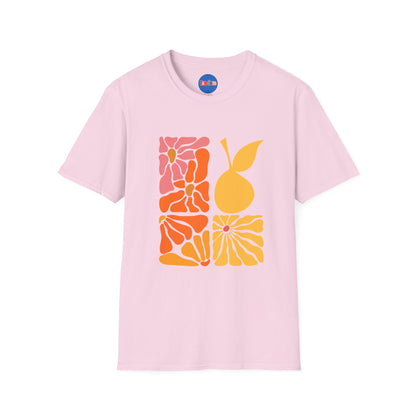Abstract Pear Floral T-Shirt